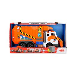 Masina de gunoi Dickie 46 cm cu sunet, lumini si container