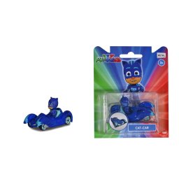 Masinuta metalica PJ Masks Cat-Car cu figurina, 7,5 cm, Simba