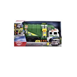 Masina de gunoi Dickie Toys 39 cm cu lumini, sunete si lift motorizat