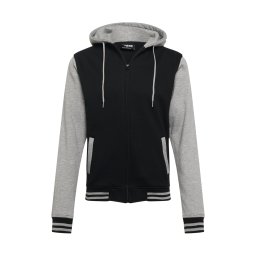 Urban Classics Hanorac gri amestecat / negru