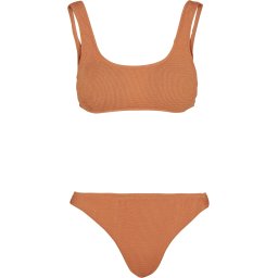Urban Classics Costum de baie două piese portocaliu închis