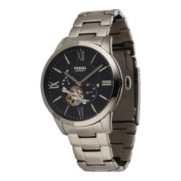 FOSSIL Ceas analogic 'Townsman Auto' gri / negru