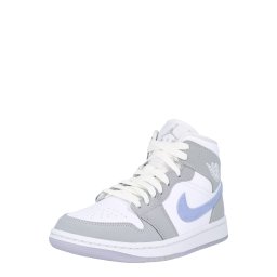 Jordan Sneaker înalt 'Air Jordan 1' gri / alb