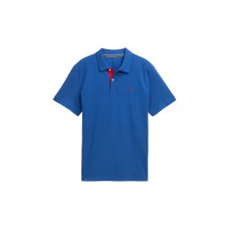 TOM TAILOR Tricou albastru regal / roșu