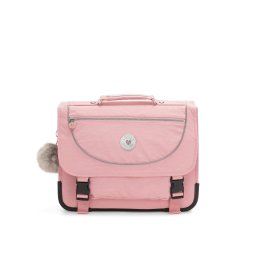 KIPLING Rucsac 'PREPPY' roz / negru / alb