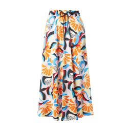Urban Classics Fustă albastru deschis / galben pastel / roșu intens / negru