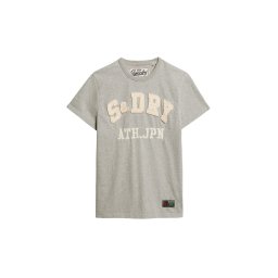 Superdry & Co Tricou crem / gri amestecat / alb