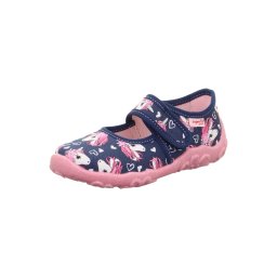 SUPERFIT Papuci de casă 'BONNY' albastru marin / roz / roz / alb