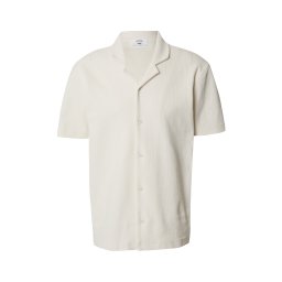 DAN FOX APPAREL Cămașă 'Leon' alb murdar