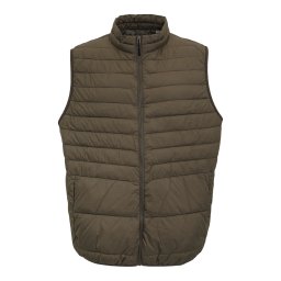 Jack & Jones Plus Vestă 'JJESTATE' ciocolatiu