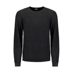 No Excess Pulover negru amestecat