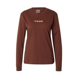 VANS Tricou 'VITALITY FIELDS' ciocolatiu / galben / alb murdar