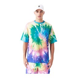 NEW ERA Tricou funcțional albastru / galben pastel / verde / lila