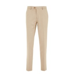 WE Fashion Pantaloni cu dungă bej