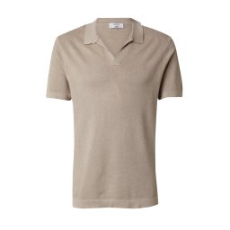 DAN FOX APPAREL Tricou 'Timur' gri taupe