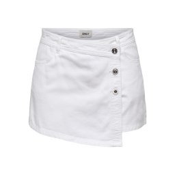 ONLY Fustă 'ONLLESLY' alb denim