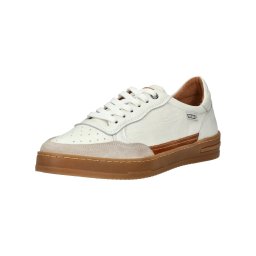 PIKOLINOS Sneaker low fildeş / alb kitt / maro închis