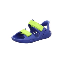 SUPERFIT Pantofi deschiși 'SPLASH-S' albastru regal / verde măr