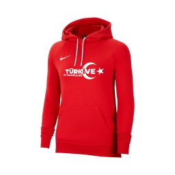 NIKE Hanorac sport roșu / alb
