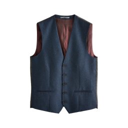 Next Vestă bleumarin