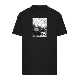 Mister Tee Tricou 'Not Just A Game' gri / negru / alb