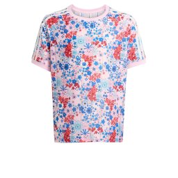 ADIDAS ORIGINALS Tricou 'Adidas Originals x Liberty London' albastru / roz / roșu / alb