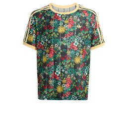 ADIDAS ORIGINALS Tricou 'Originals x Liberty London' galben / verde petrol / roșu / negru