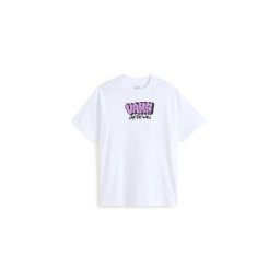 VANS Tricou 'Graff' mov orhidee / negru / alb