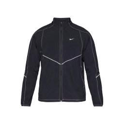 NIKE Geacă sport negru / alb