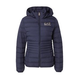 EA7 Emporio Armani Geacă de primăvară-toamnă 'Giubbotto' bleumarin / auriu