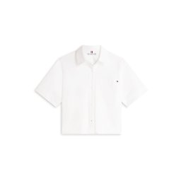 TOMMY HILFIGER Bluză 'ESS' alb