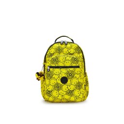 KIPLING Rucsac 'Seoul Lap' galben / negru