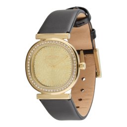 DKNY Ceas analogic 'Evening' auriu / negru