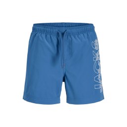 Jack & Jones Junior Șorturi de baie 'JPSTMaui Wave' safir / alb