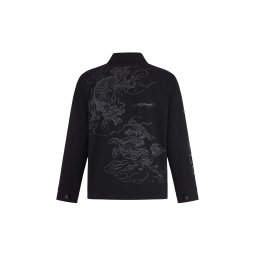 Ed Hardy Geacă de primăvară-toamnă negru