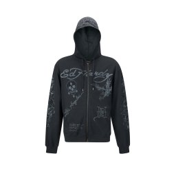 Ed Hardy Hanorac gri / negru