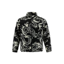 Ed Hardy Geacă de primăvară-toamnă negru / alb