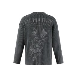 Ed Hardy Pulover gri închis