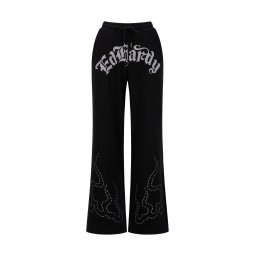 Ed Hardy Pantaloni gri deschis / negru