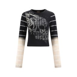 Ed Hardy Tricou 'Spectrum Skull' negru
