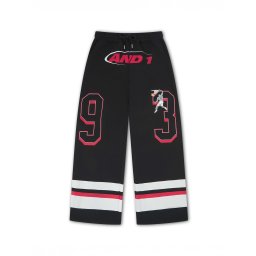 AND1 Pantaloni roșu / negru / alb