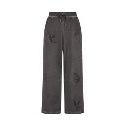 Ed Hardy Pantaloni gri metalic / gri grafit