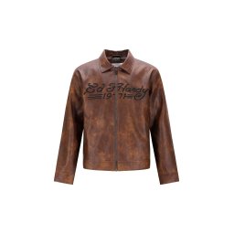 Ed Hardy Geacă de primăvară-toamnă maro / negru