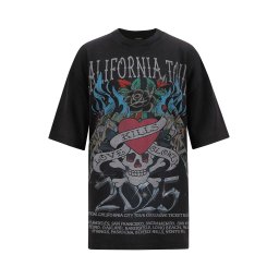 Ed Hardy Tricou 'California Love Kills' negru