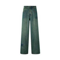 Ed Hardy Jeans 'Fireball Dragon' albastru deschis / verde / roșu
