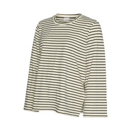 MAMALICIOUS Tricou 'MLAmila Vita' crem / negru