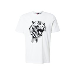 ANTONY MORATO Tricou gri deschis / negru / alb