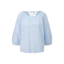 s.Oliver Bluză albastru deschis / alb natural