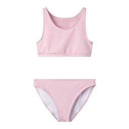 NAME IT Costum de baie două piese 'NKFZIMPELA' roz