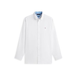 Tommy Hilfiger Big & Tall Cămașă albastru deschis / alb